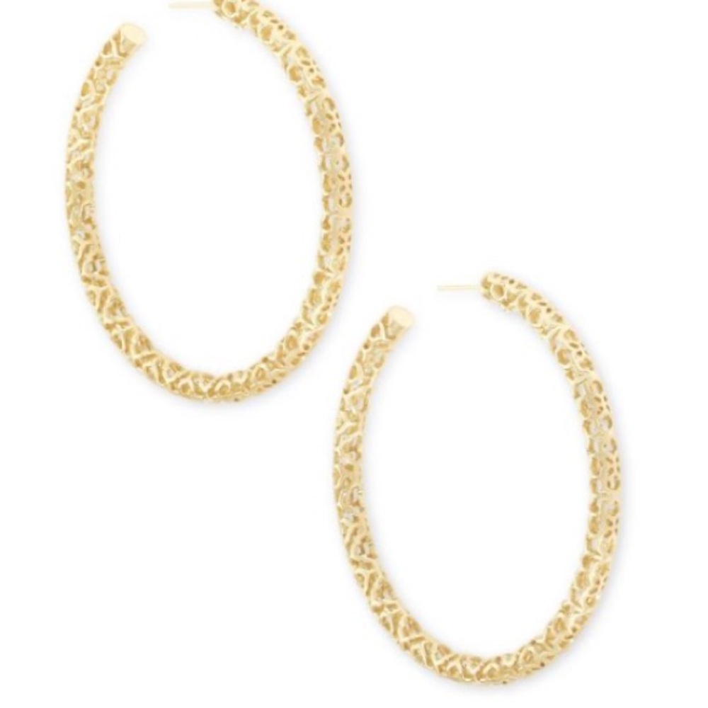 Kendra Scott Maggie, Gold Large Hoops